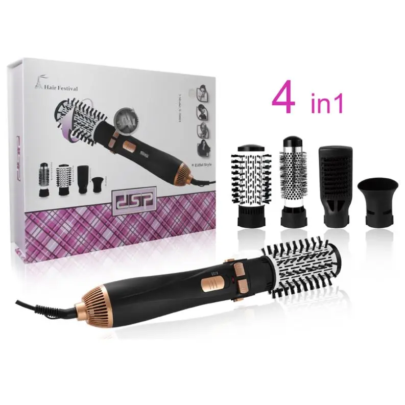  Electric Hair Brush Dryer Curling One-Step Volumizer Straightener Styling Heating Comb