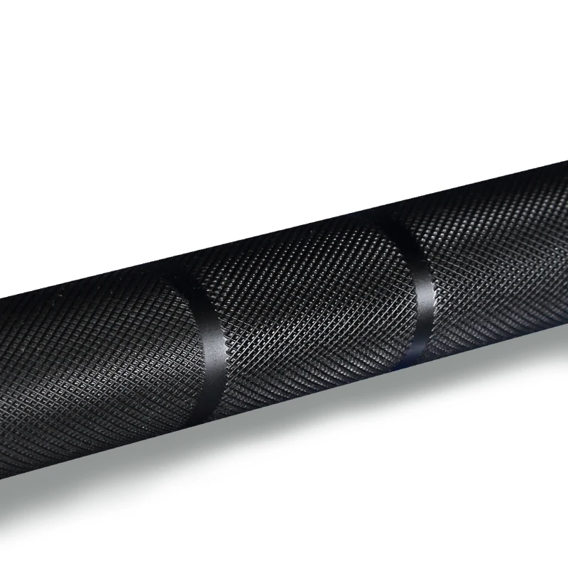 
2200 mm Barbell Black Zine 1000 lb Training Bar with 4 Bearings Weightlifting Bar Barbell Bar 