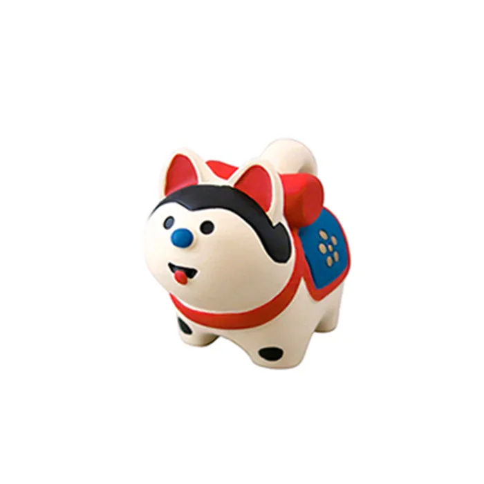 
Japanese decole dog year first moon new year cake drunk Shiba Inu blessing resin doll ornaments 