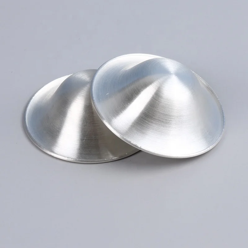 CE certificate 999/925 silver nursing cup breastfeeding silver cups reuse silver nipple cups breastfeeding pad nipple shield