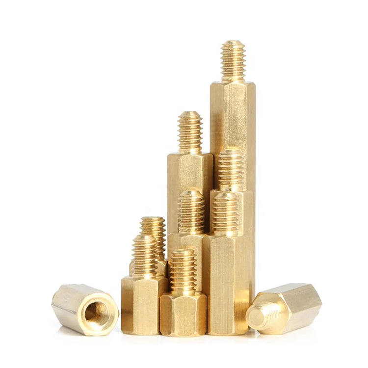 male female threaded carbon steel aluminium hex pillar step 5mm standoff spacer
