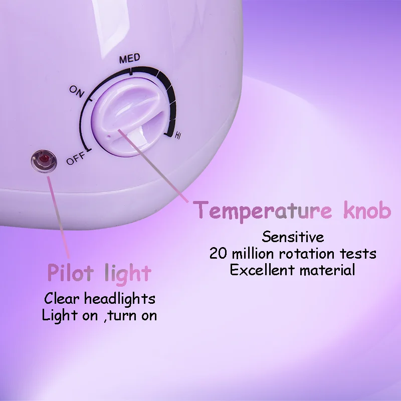 2024 Eco-friendly Heart Shaped House use Beauty Products Hair Removal Wax Heater Small Wax Machine for Home & Beauty salons