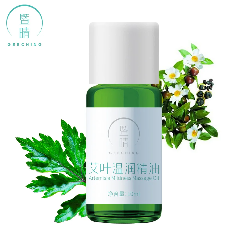 Chinese herbs extract massage oil moxa essential oil for body massage