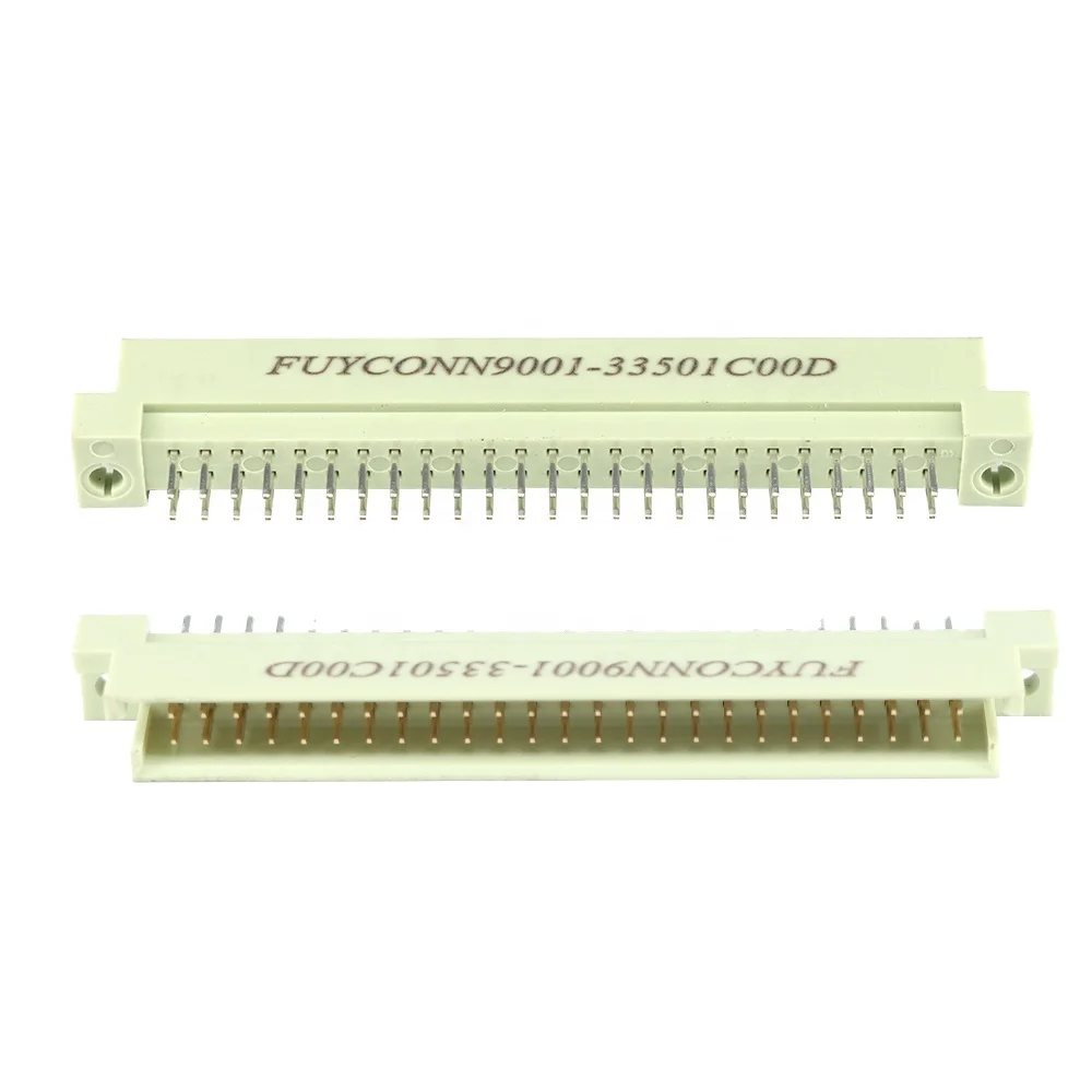 2 rows PCB Straight 50 pin male DIN41612 Connector, PCB Straight 2*25 50pin Eurocard 41612 connector Male Plug w/ 2.54mm pitch