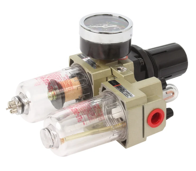 SMC Type AC2010-02 1/4 Inch port size air maintenance units FRL units pressure regulator+ air filter + oil lubricator