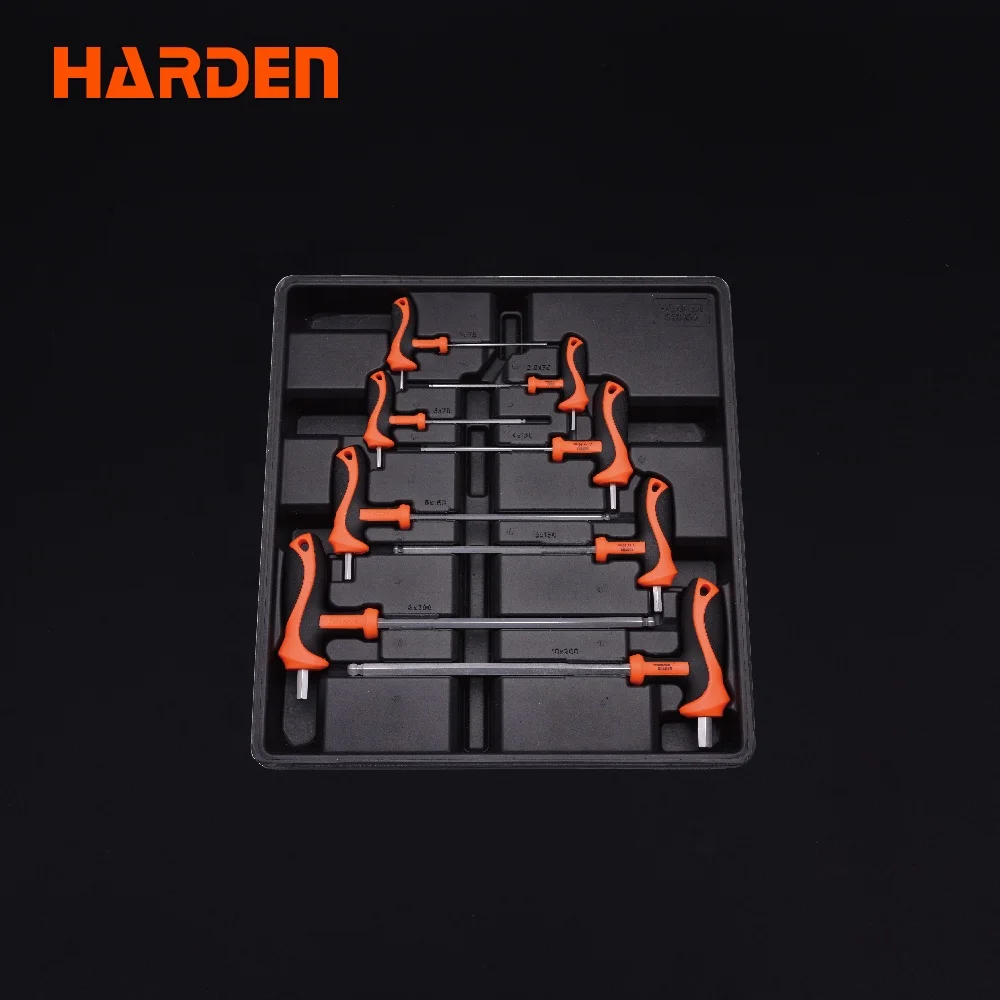 Heavy Duty Tool Professional 8Pcs T Handle Hex Key Allen Wrench Set