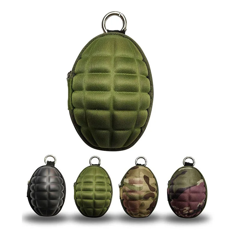 Чехол для ключей с гранатами для мужчин и женщин, кошельки, органайзер для ключей Тактический