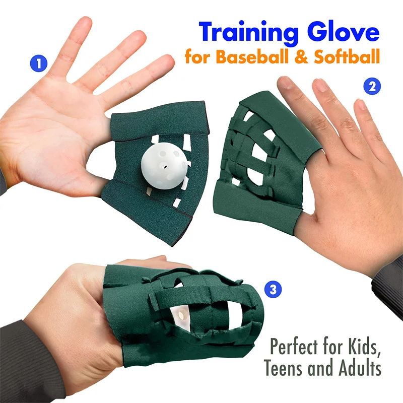 Batting Practice Improve Hand Eye Coordination Catcher  Baseball Mitts Training Baseball Softball Glove