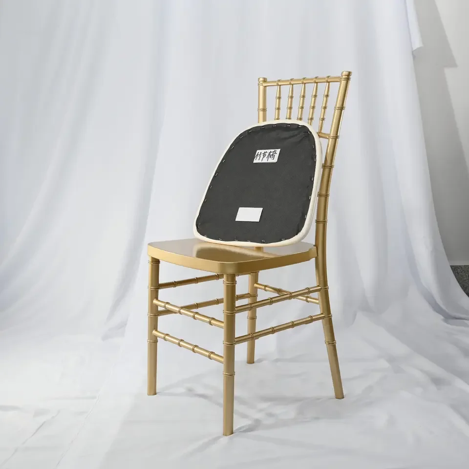 Cheap Wholesale hotel tiffany chair cushions Polyester Wedding Banquet Chiavari Chair Cushion