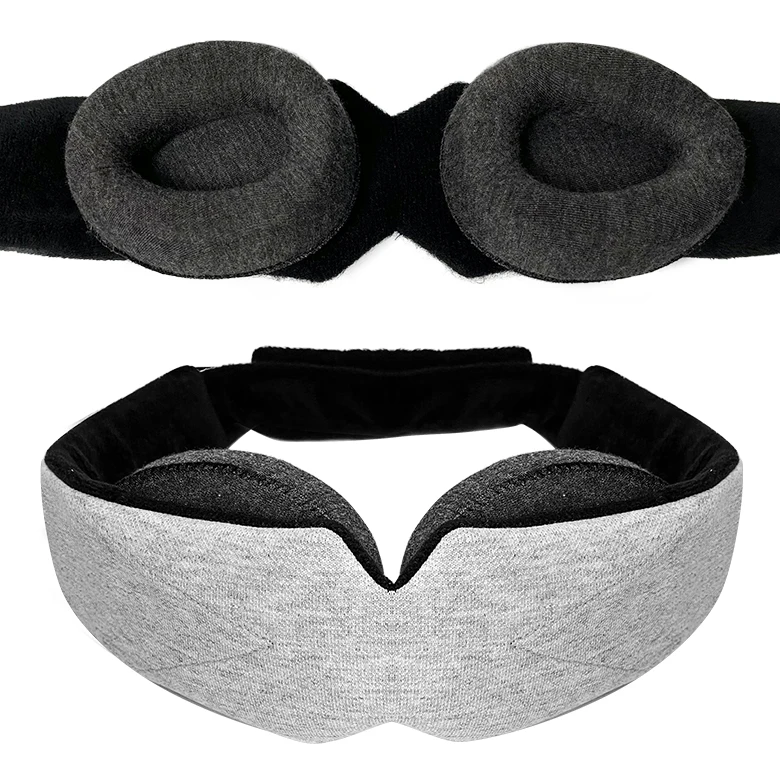 Custom Private Label Eyemask Sleep,Travel 3D Eye Mask With Adjustable Contour,Blackout Memory Foam Sleep Mask