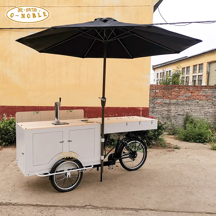 Fashion and convient mobile beer bar kiosk newly arrived mobile beer bikes