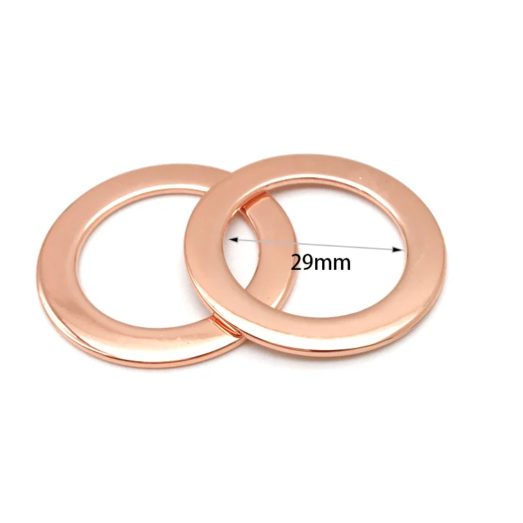 Custom Garment Accessories Hardware Products O Ring Buckle For Swimwear Lingerie Metal Buckle