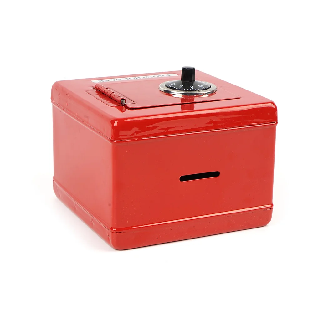 Safe Material Saving Toy Rotating Combination Lock Storage Box Money Bank Security cash box