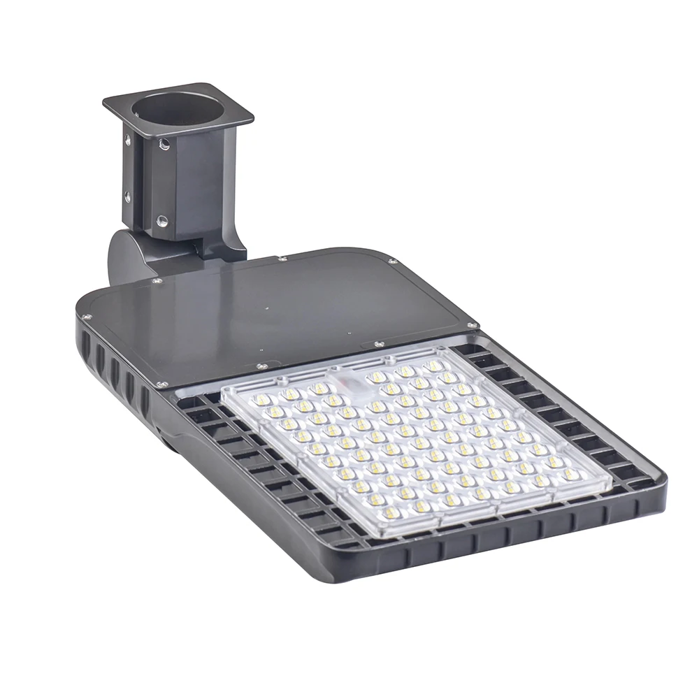 Aluminum Lamp Ip66 Waterproof Ac100-277v Photocell Sensor Dimmable Led Street Light For 5 Years Warranty