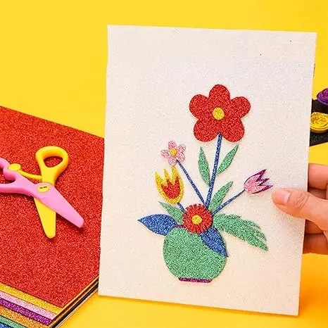 Карточка с блестками 12x12 дюймов 300 gsm для приглашения и свадебного украшения