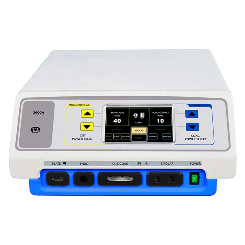 300 Вт медицинская Коротковолновая хирургическая электрохирургическая установка высокочастотная электрохирургия ESU биполярная портативная диатермическая машина