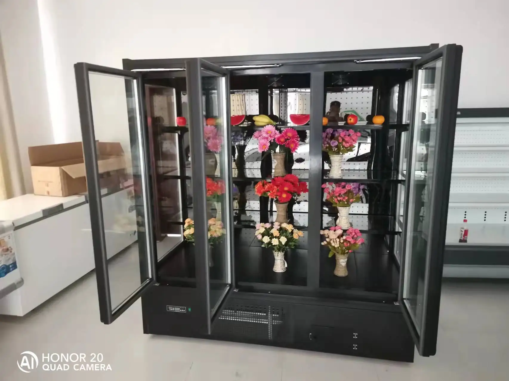factory produces flower display fridges refrigerators-for-flowers