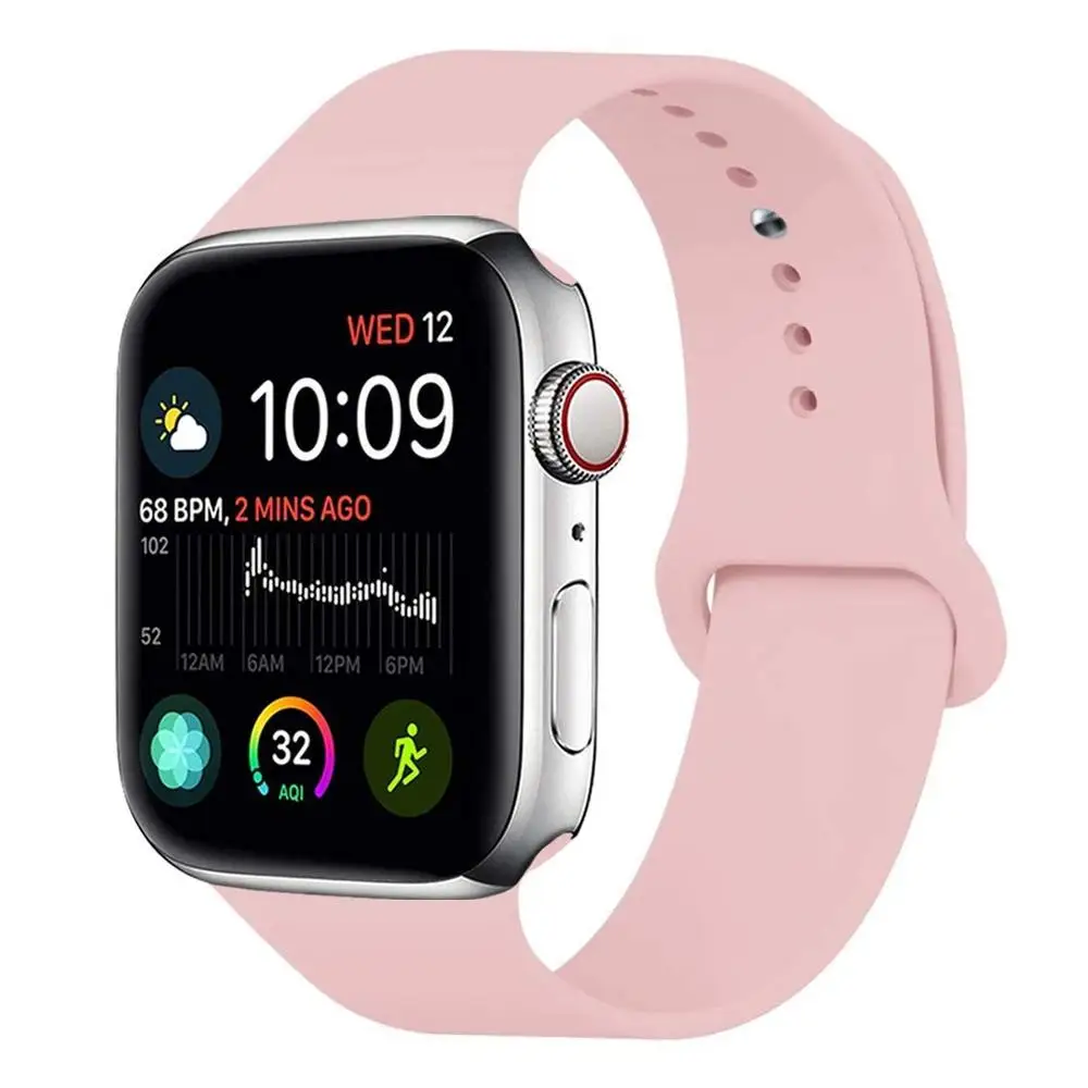  2018 заводская цена ForApple band спортивные силиконовые ремешки для часов Ремешок Смарт