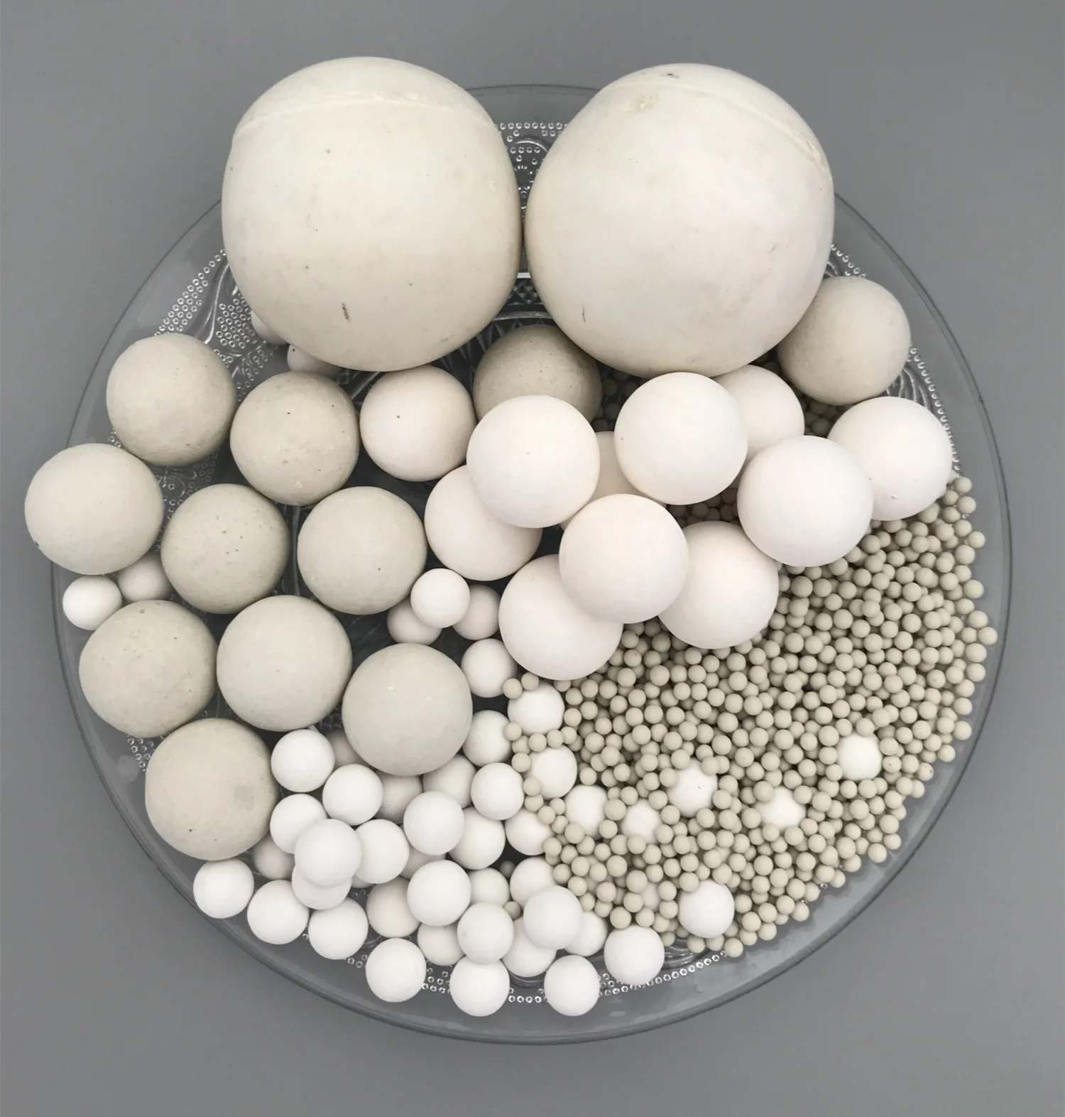 Factory price 3mm~50mm Inert Ceramic 17-19% Al2O3 Alumina Ball for Petroleum Industry