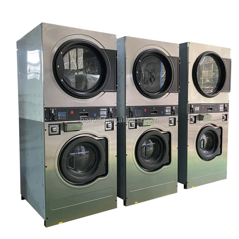 Automatic stainless  drying and drying machines with gas heating