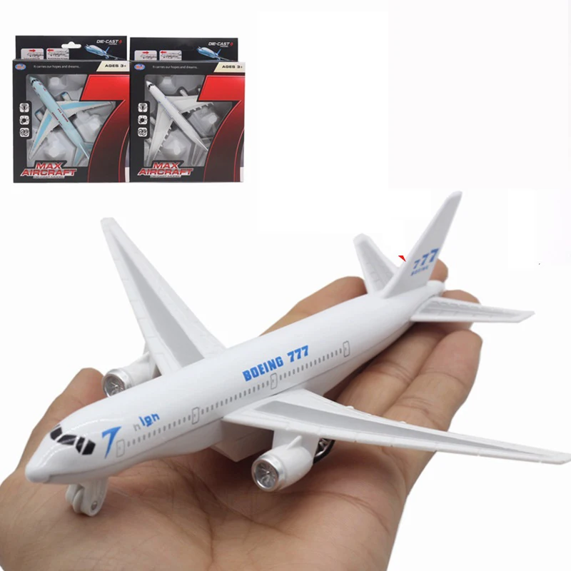 2022 Hot Sale Pull Back Boeing 777 Airbus A340 Alloy Die Cast Airplane Model