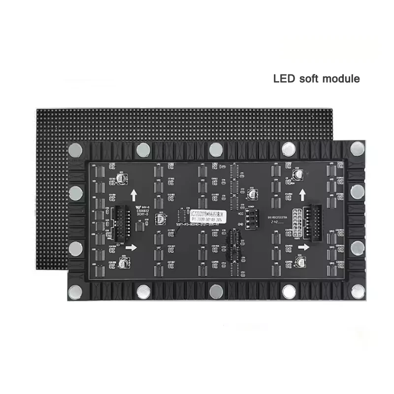 320x160mm Soft Led Screen Indoor Outdoor Curved LED Panel Display P1.5 P2 P2.5 P3 Flexible LED Soft Module