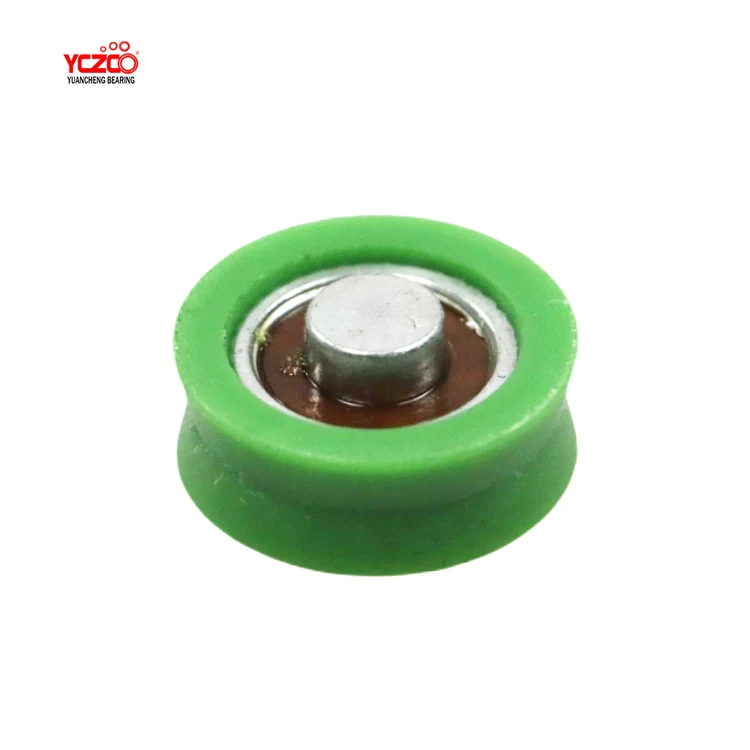 YCZCO Hot Sale Pulley Green Plastic Wheel  sliding roller sliding window wheel roller
