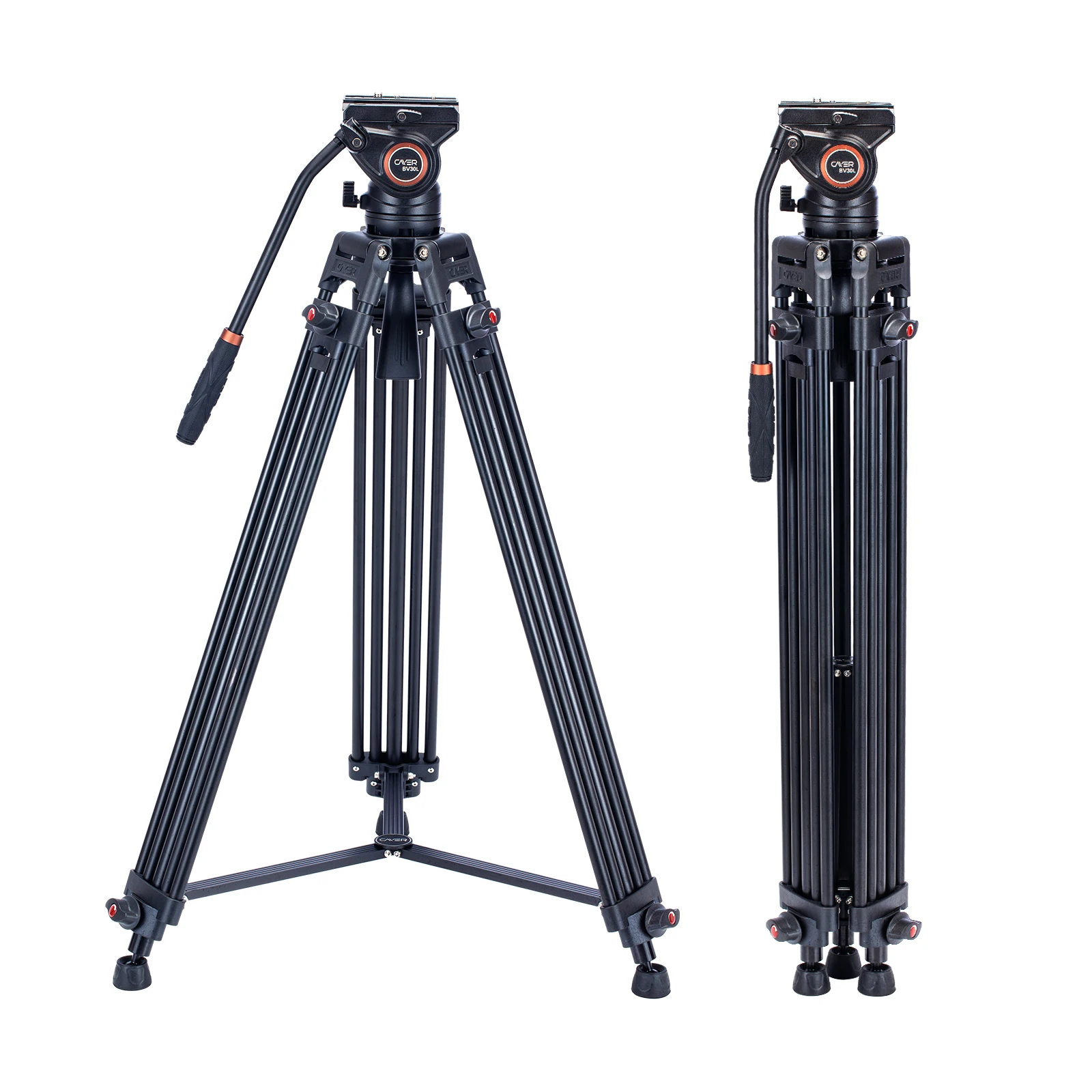 Cayer BV30L Amazon Hot Selling Camera Stand Kit Aluminum Camera stand Heavy Duty Tripod Stand for DSLR, SLR and Video Camcorder
