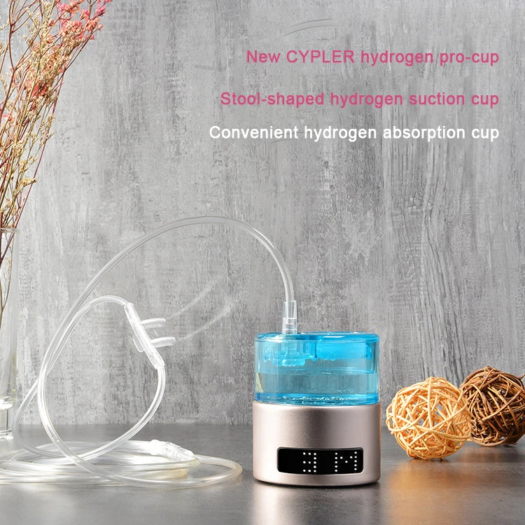 Portable Nano High Hydrogen Rich Water Generator Bottle Pure H2 Maker Ionizer Rechargeable Electrolysis Cup