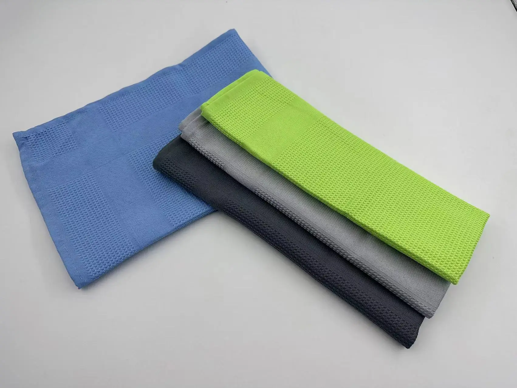 Microfiber Waffle Tea Towel For Kitchen Hotel Microfiber Windows Cleaning Cloths Kitchen Towel 40X60Cm Turkish Tea Towels