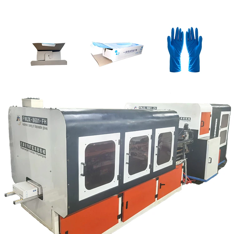 Fully Automatic Gloves Box Packing Machine Medical Surgical Glove Box Packing Machine