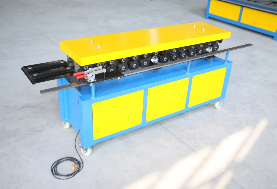 Factory price 2 shapes 1.5mm  T15  TDF flange forming machine for hvac air duct