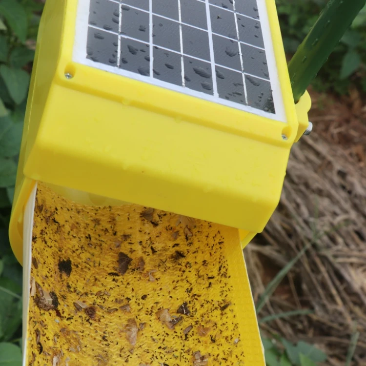 Insects Fly Killer Trap Attracting Electric Insect Catcher Insecticidal Lamp Pest Control Solar Light Equipment Outdoor Traps