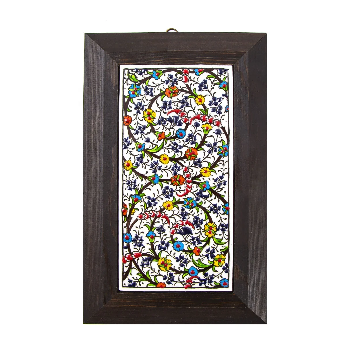 Турецкий ручная роспись керамика оформлена 10x20 см украшения стены плитка из Турции