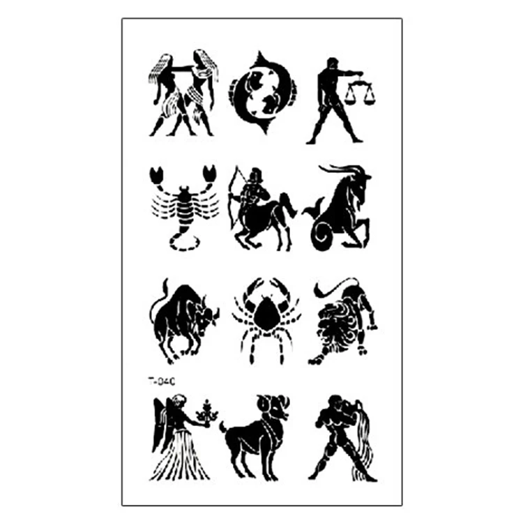 
Amazon Hot Sale High Quality Waterproof Durable Popular Personality Tiny Temporary Tattoos 