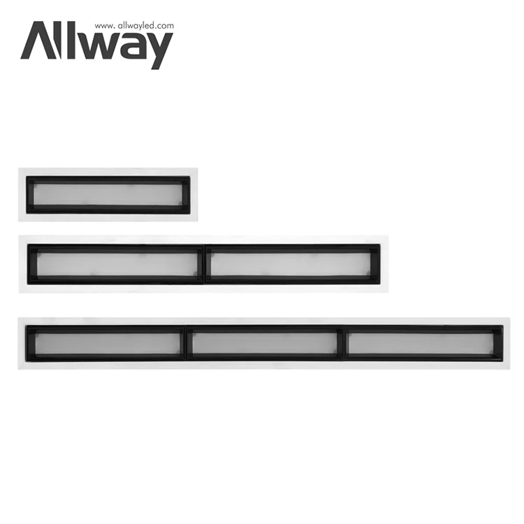 ALLWAY коммерческий прямоугольник Smd встраиваемый Крытый музей галереи 20 ватт Встраиваемый светодиодный настенный светильник