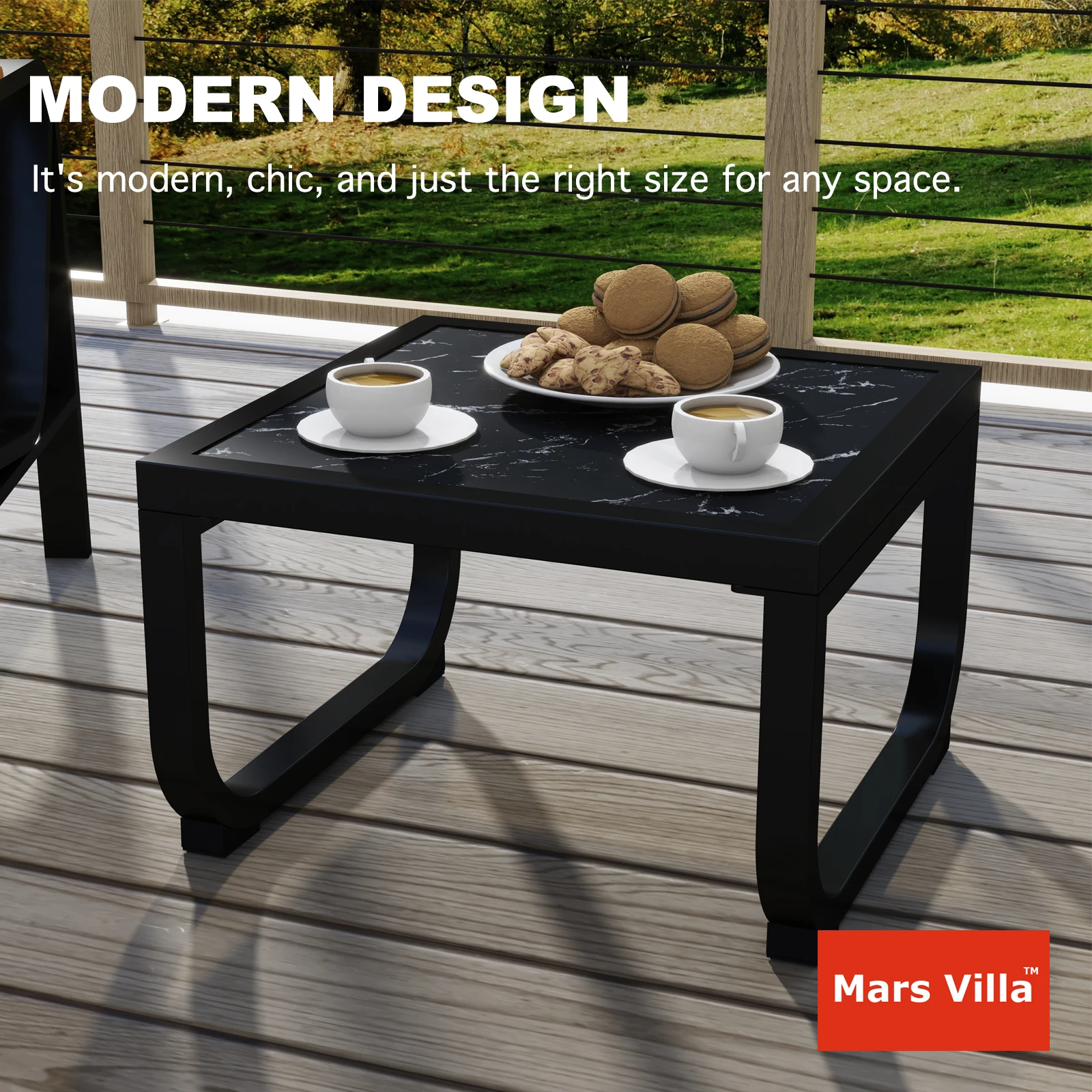 Outdoor Coffee Table Detachable Small Coffee Table Modern Tea Table