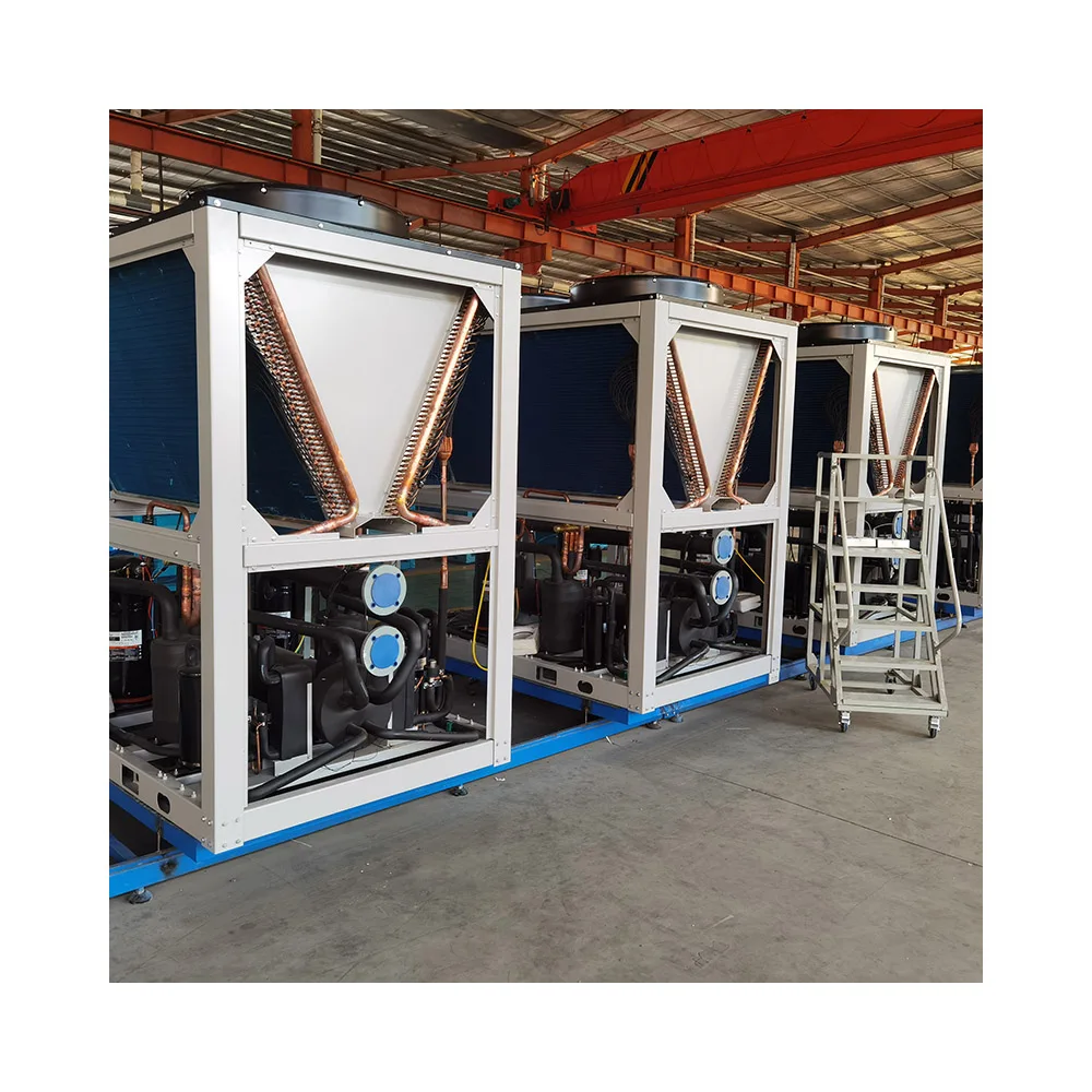 Factory Wholesale Cheap Air-cooled Heat Pump Module Unit Air Cooled Chiller For Advertising Company