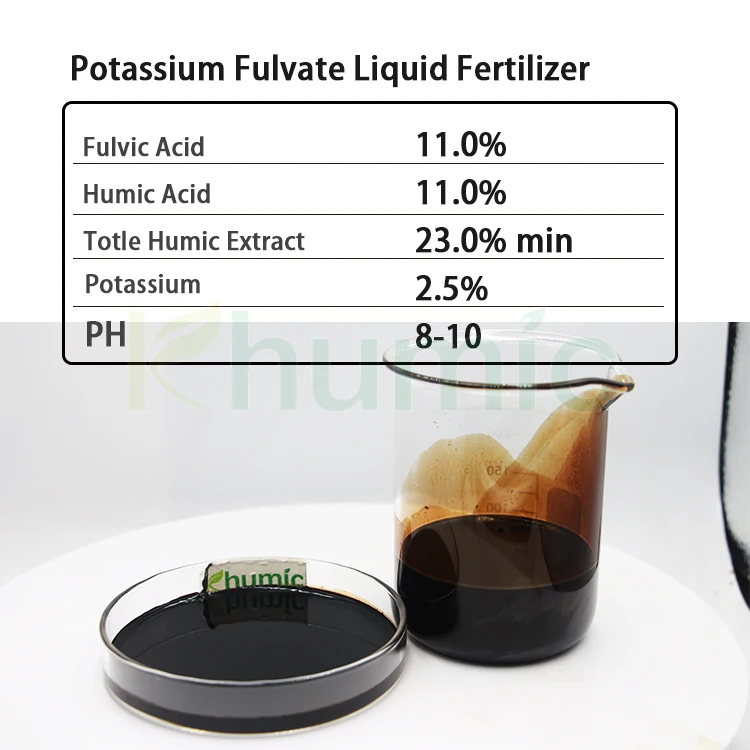 Foliar organic fertilizer manufacturers agriculture use factory price TE NPK fulvic acid fertilizer