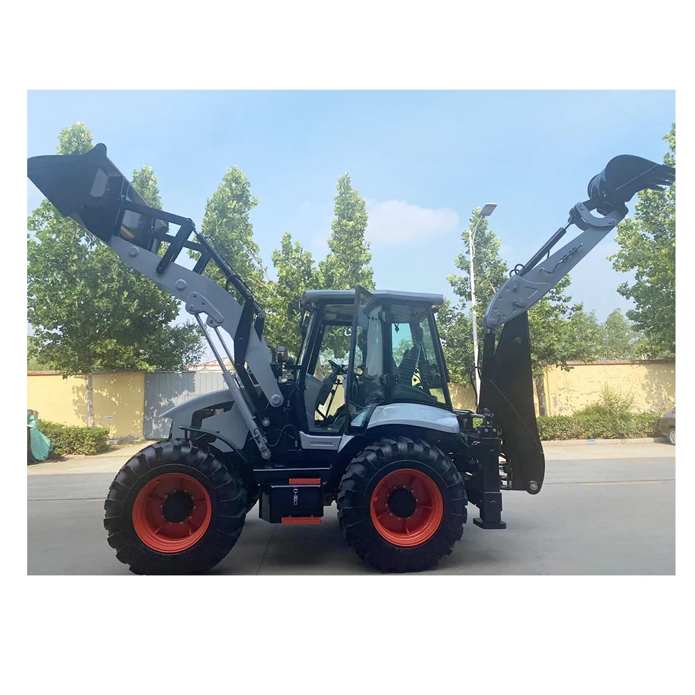 Backhoe loader excavator 3cx 4cx 4DX Tractor  backexcavator 2.5 ton Mini Backhoe Loader