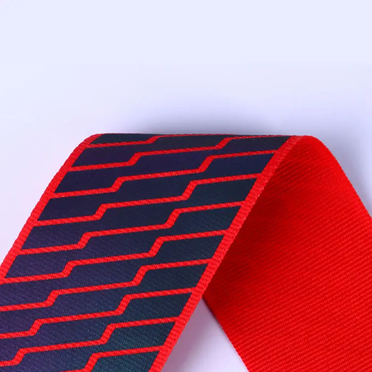 High Quality Webbing Custom Logo 25MM 100% Nylon Jacquard Reflective Webbing for Bag