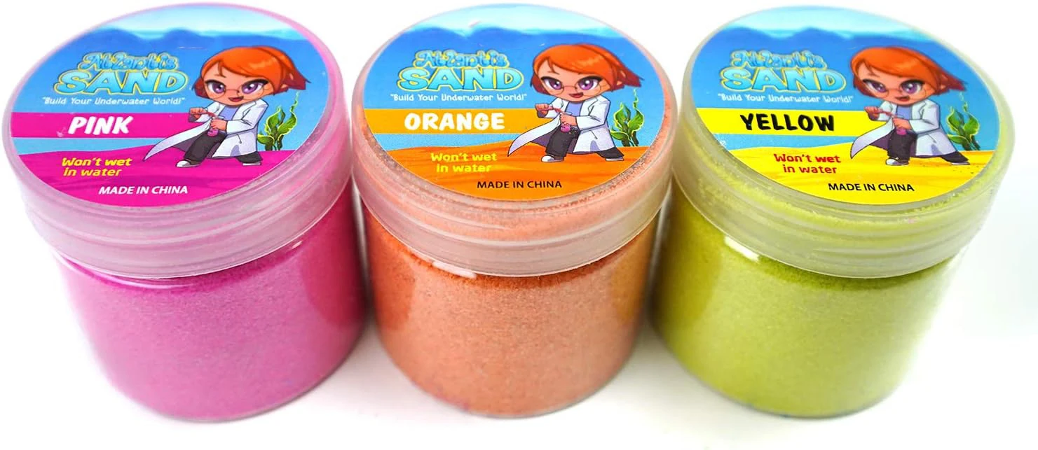 Atlantis Sand Magic Sand Box Set Magic Safe Non-toxic DIY Creative Toy Play Sand Set