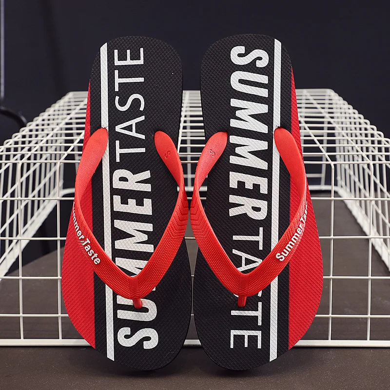 2024New fashion flip flops trendy beach shoes casual outdoor non-slip flip-flops