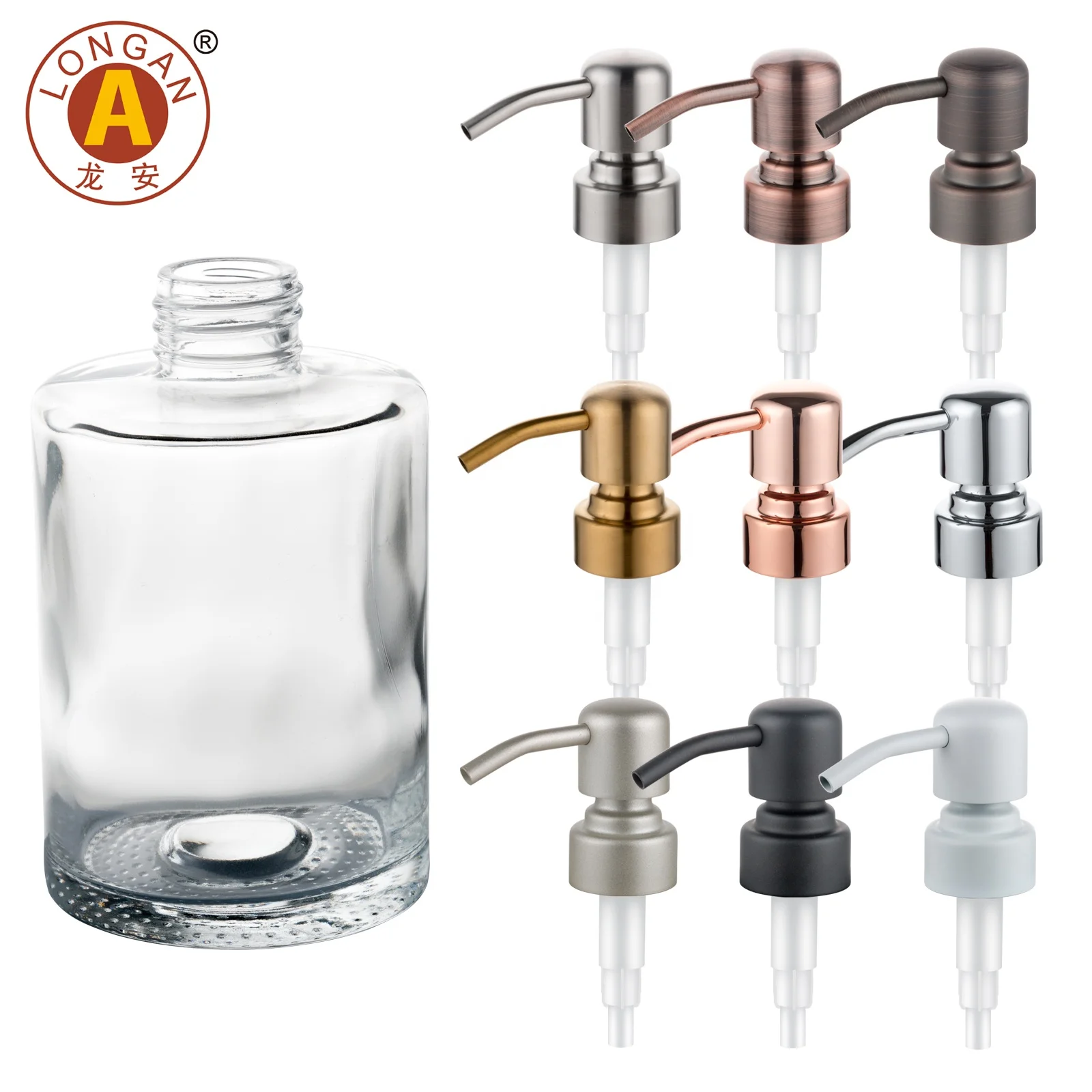 Factory Plastic Nozzle Liquid Detergent Bottle Stainless Steel Lotion Dispenser Pump For Lotion Hand Wash Lotion Pump