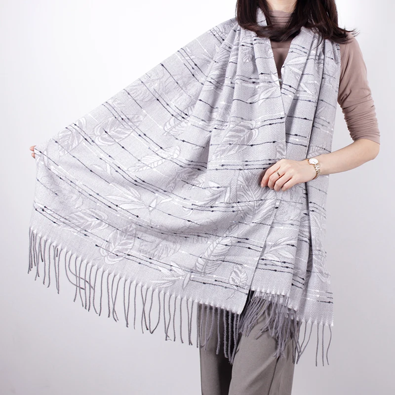 2021 Fashion wool printing customized scarf for women high quality designer scarf