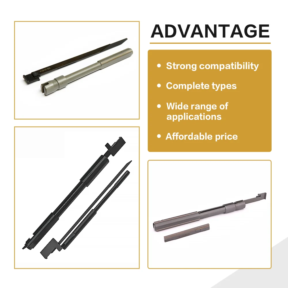 RUIZUAN honing tool cylinder honing mandrel Diamond Plated Super Mandrels Carbide Insert Shoes Extended Shank Mandrels