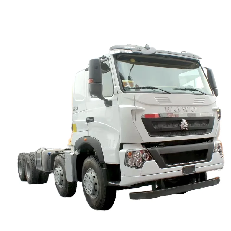 High Efficiency and Reliability Sinotruk HOWO-T7H 400HP 8x4 Tractor Truck For Sale