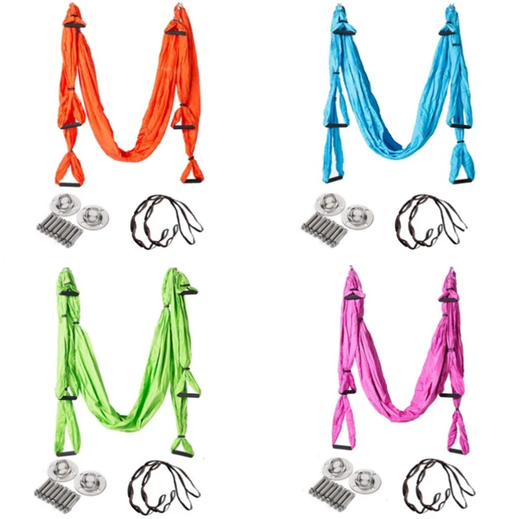 Hot Selling Fitness Soft Customized Antigravity Nylon Swing Aerial Yoga Hammock