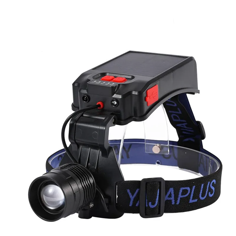Factory Supplying Lithium 18650 Rechargeable Sensor Led Torch Flashlight Emergency Headlamp