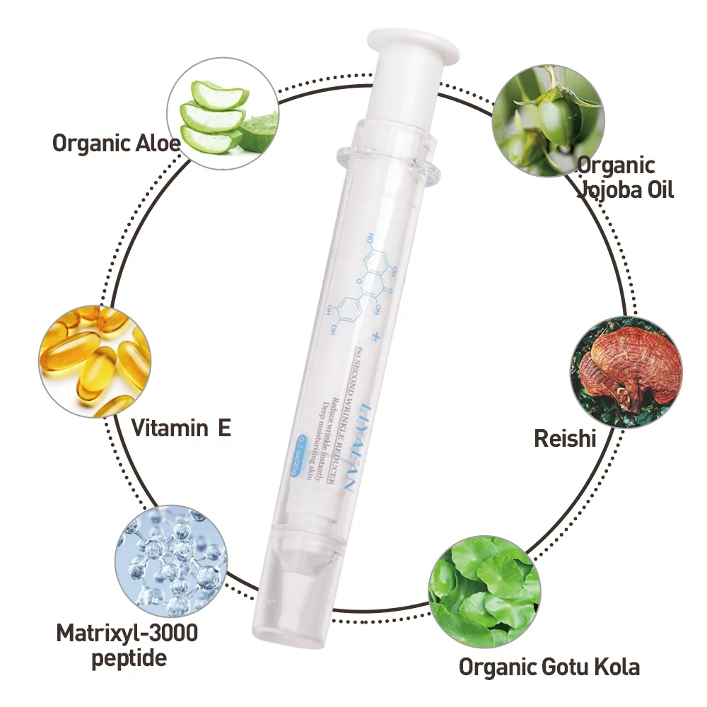 60 Seconds Instant Wrinkle Eye Wrinkle Area Serum Moisturizer Eye Cream For Dark Circles